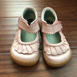 Livie & Luca Blush Ruche Toddler Shoes